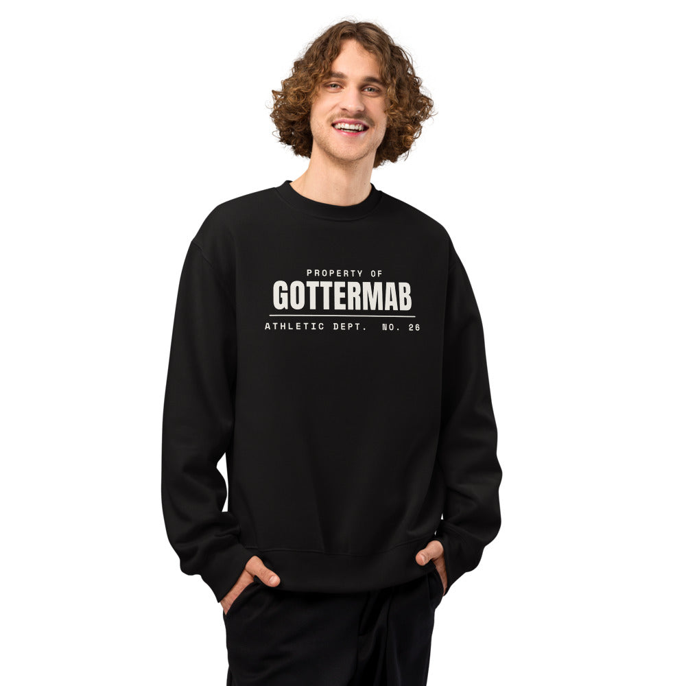 Athletic Dept. Heavyweight Crewneck in Black