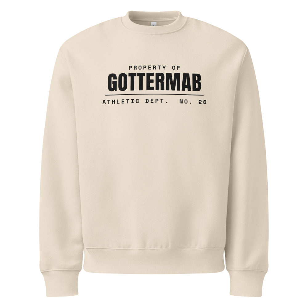 Athletic Dept. Heavyweight Crewneck in Dust