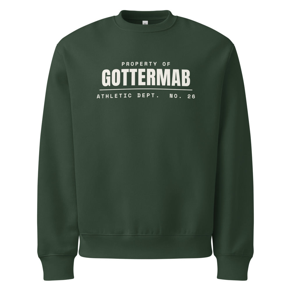 Athletic Dept. Heavyweight Crewneck in Forest