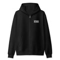 GTMB Embroidered Zip Hoodie in Black