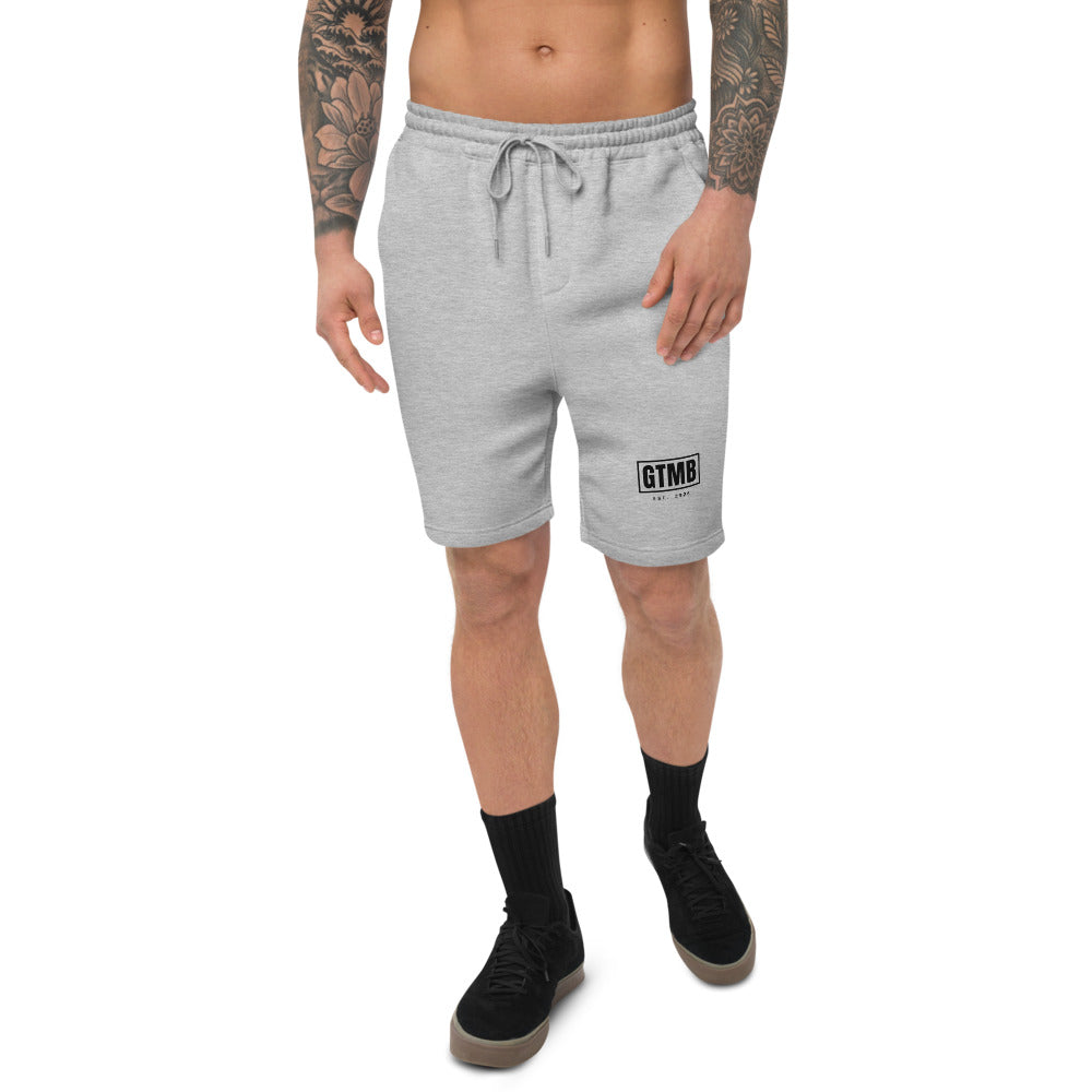 GTMB Fleece Shorts in Heather Grey