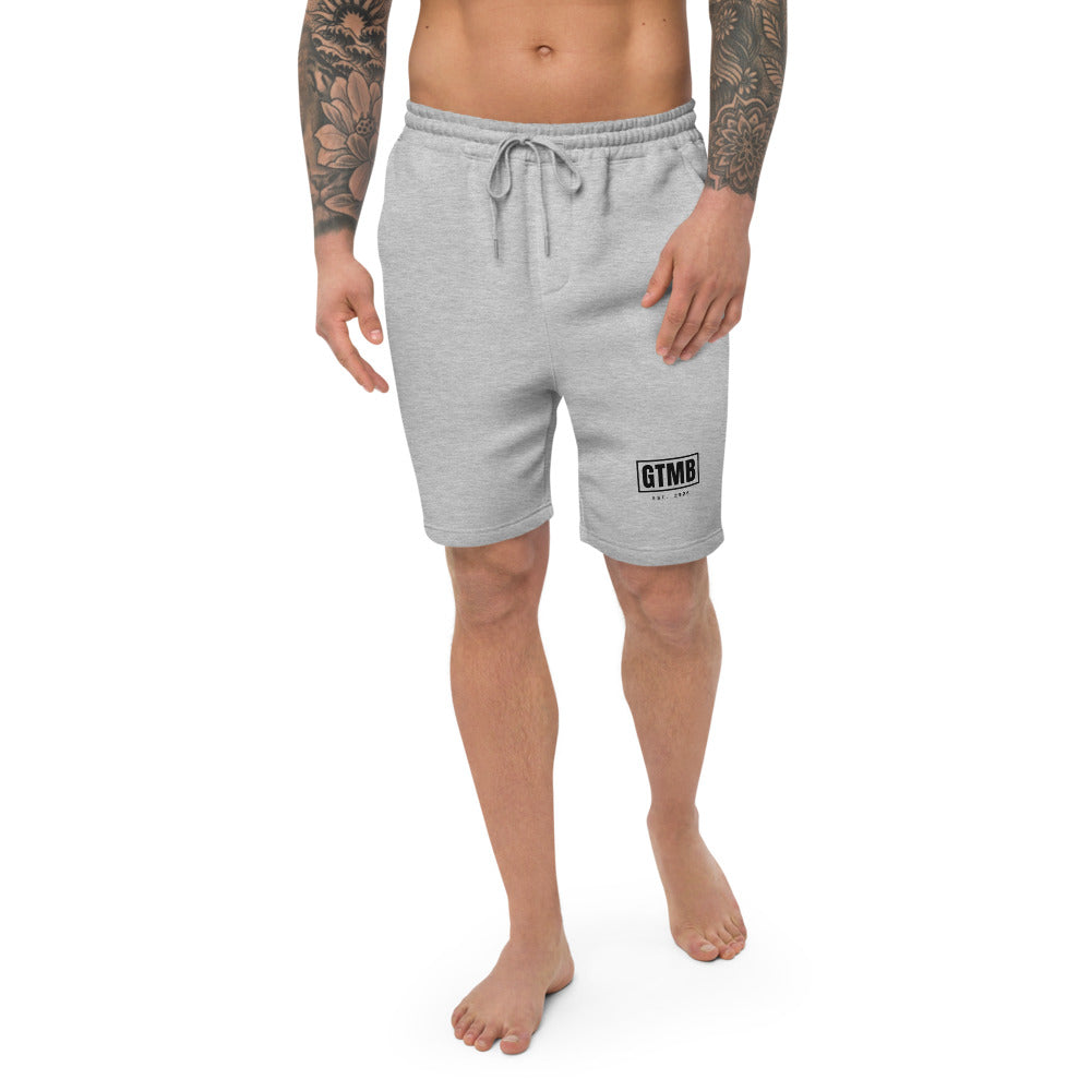 GTMB Fleece Shorts in Heather Grey