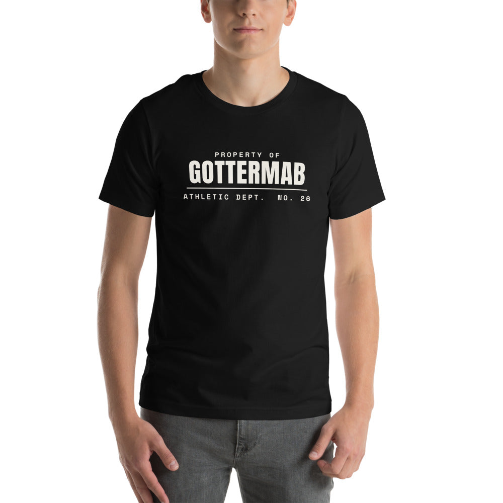 Athletic Dept. Tee in Black