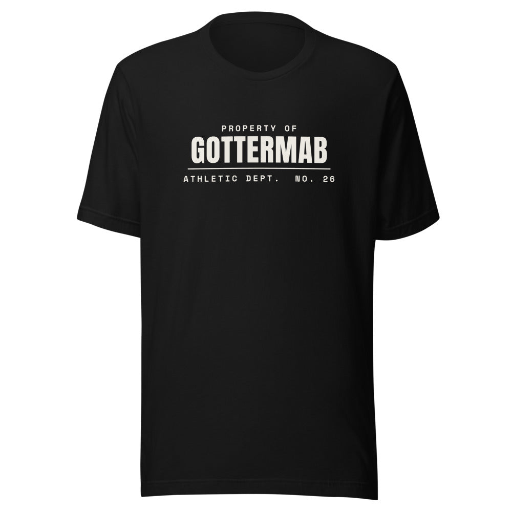 Athletic Dept. Tee in Black