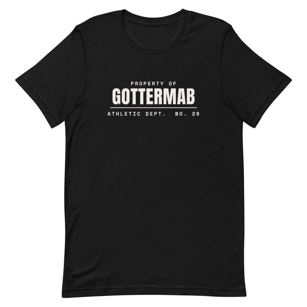 Athletic Dept. Tee in Black