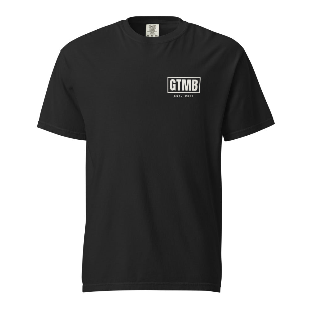 Stack Back Garment-Dyed Tee in Black
