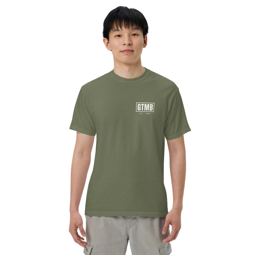 Stack Back Garment-Dyed Tee in Moss