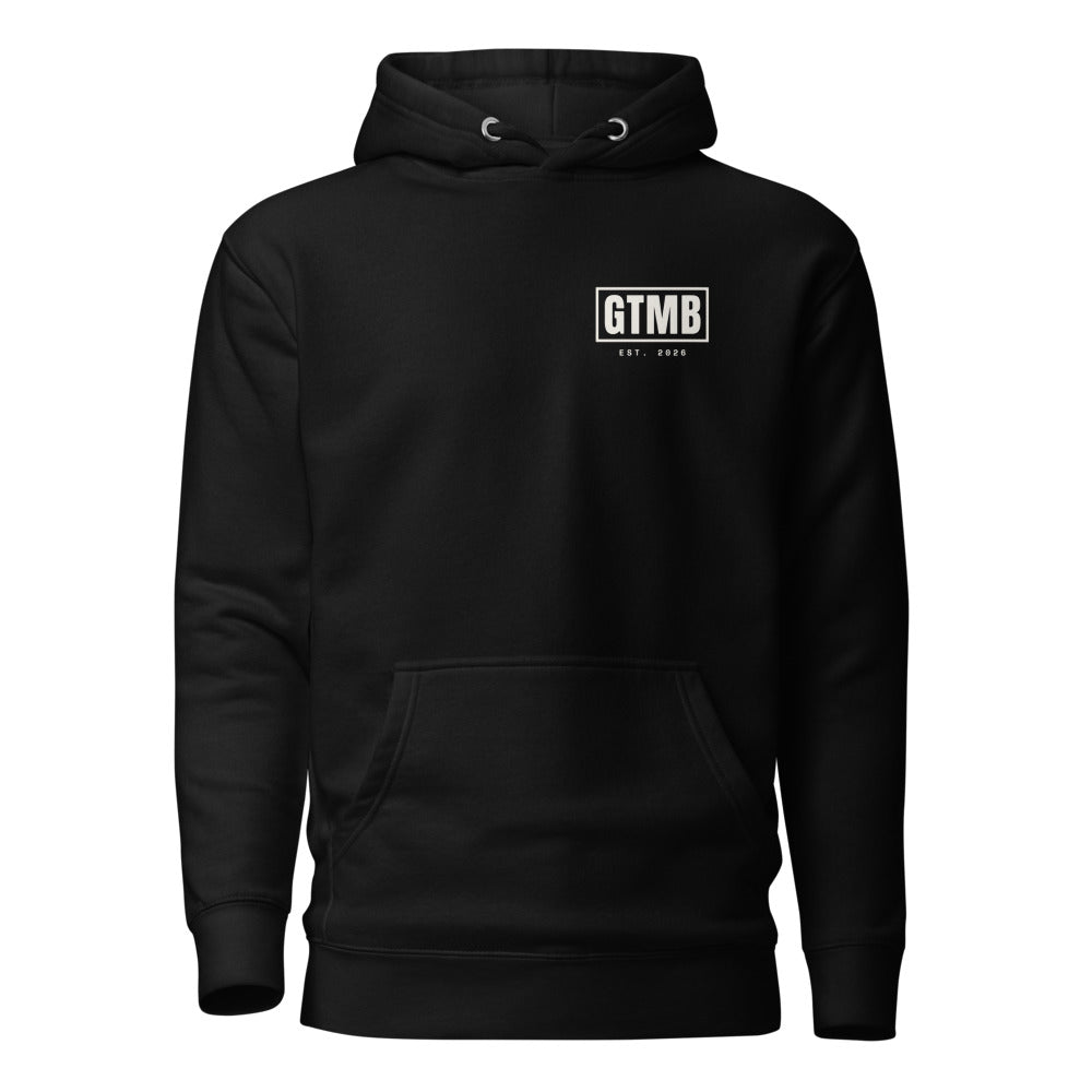 Stack Back Hoodie in Black