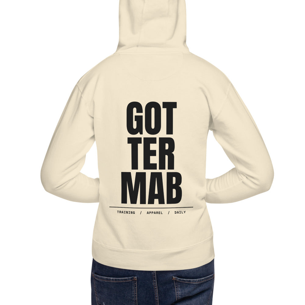 Stack Back Hoodie in Bone