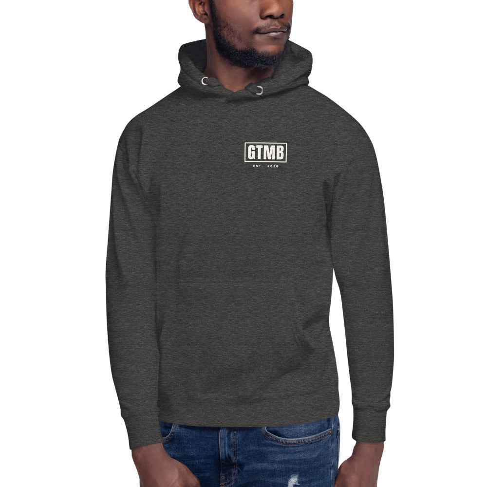 Stack Back Hoodie in Charcoal Heather