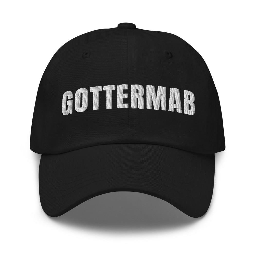 Wordmark Dad Hat in Black