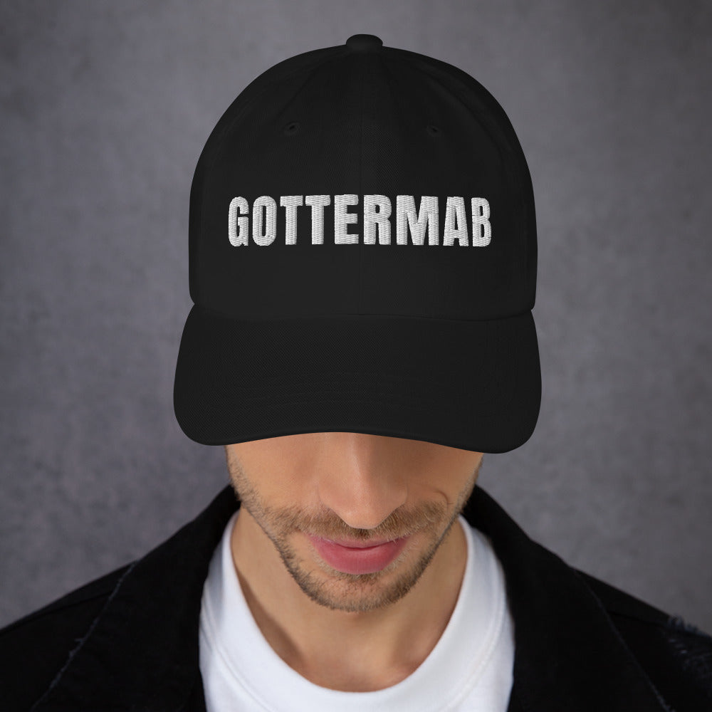 Wordmark Dad Hat in Black