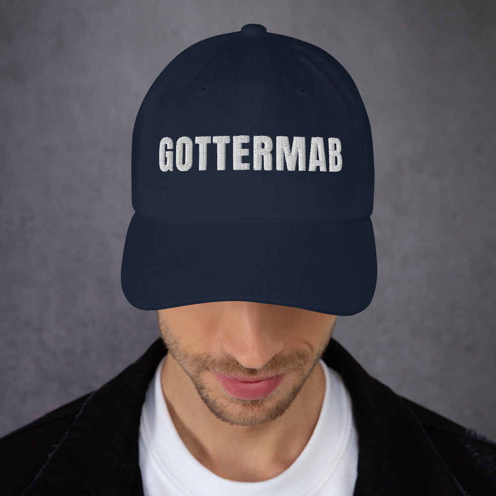 Wordmark Dad Hat in Navy