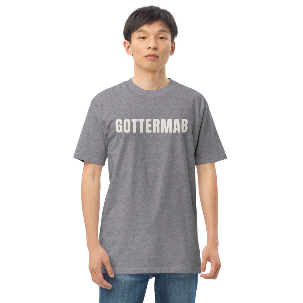 Wordmark Heavyweight Tee in Carbon Grey