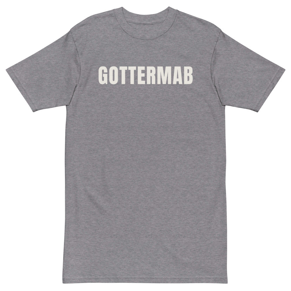 Wordmark Heavyweight Tee in Carbon Grey
