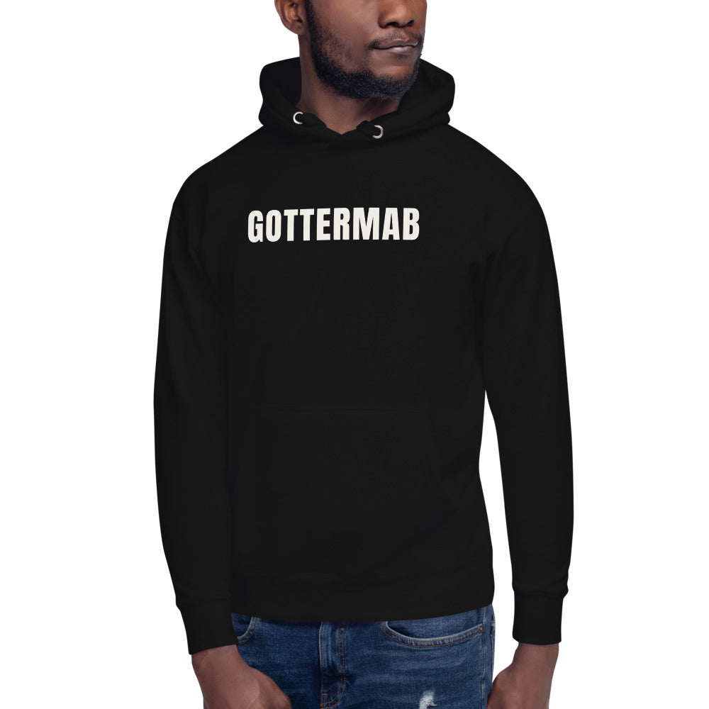 Wordmark Premium Hoodie in Black