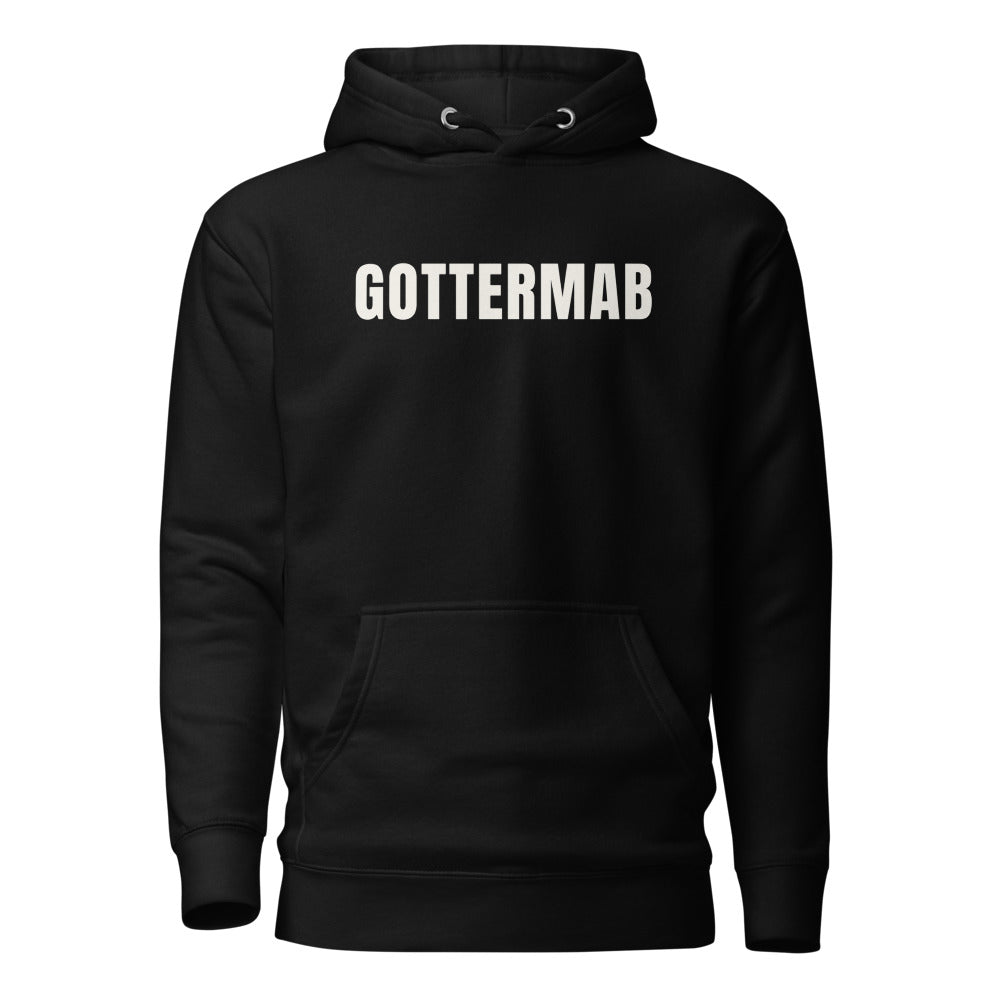 Wordmark Premium Hoodie in Black
