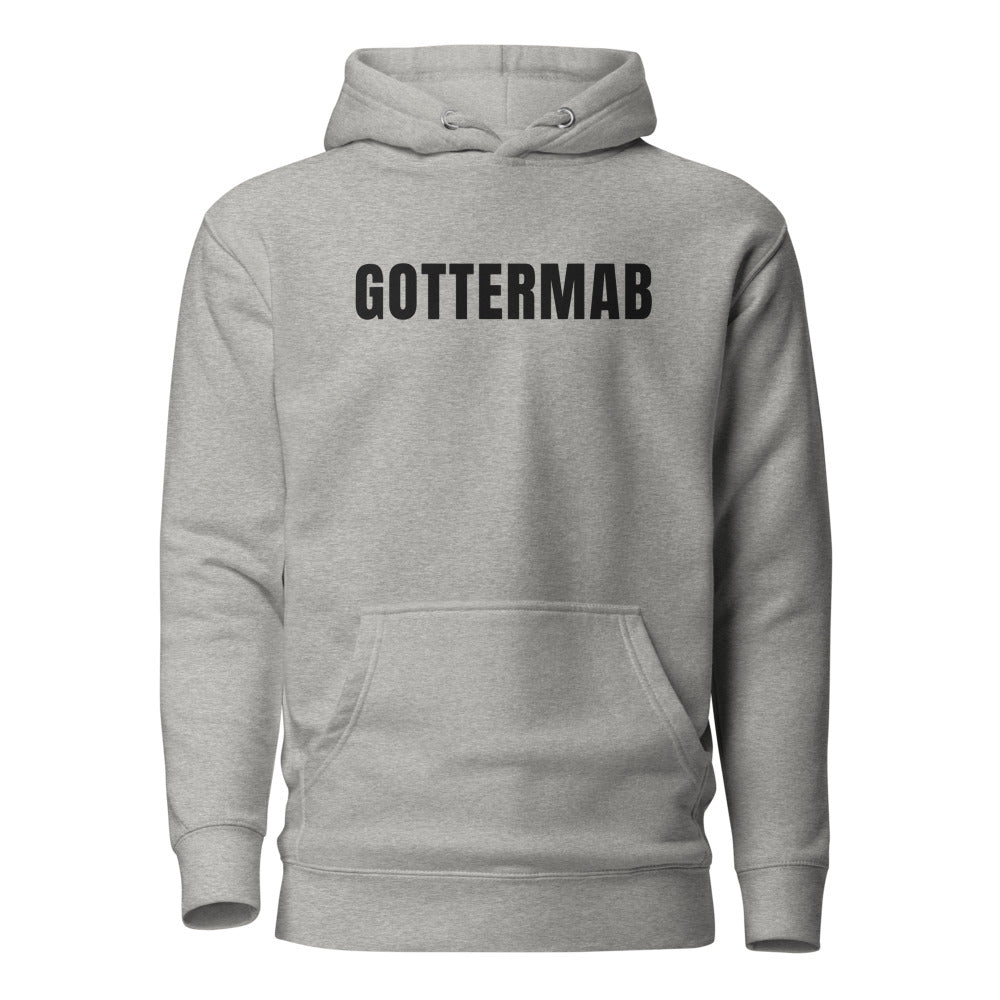 Wordmark Premium Hoodie in Carbon Grey