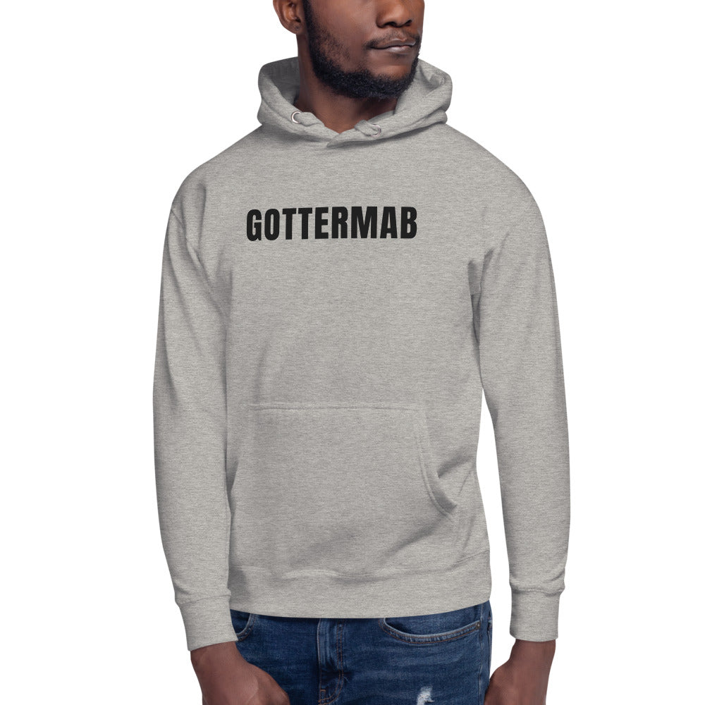 Wordmark Premium Hoodie in Carbon Grey