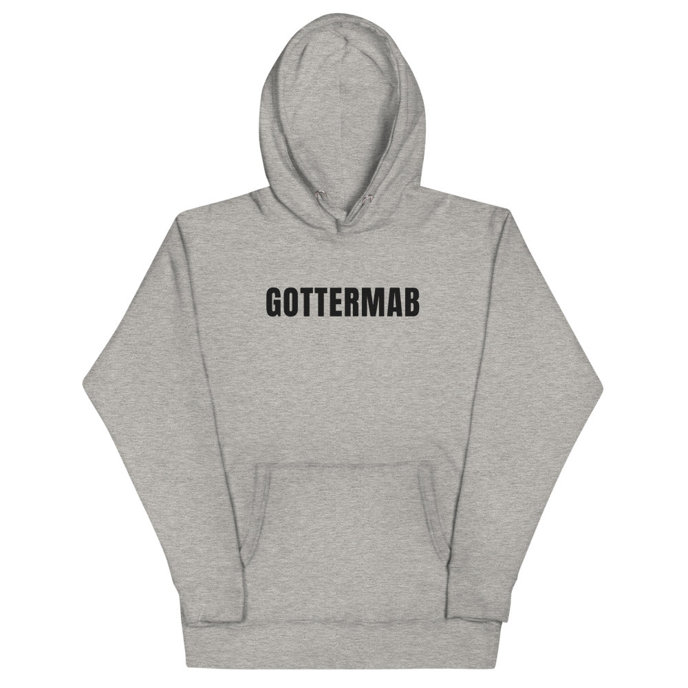 Wordmark Premium Hoodie in Carbon Grey